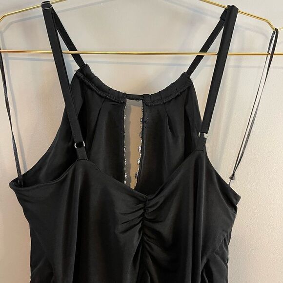 VTG Guess Embellished Halter Mini Dress in Black | SZ S - Picture 13 of 17